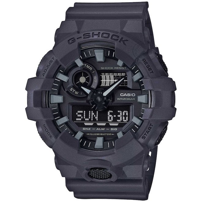 casio Analog-Digital Black Dial Grey Belt Men's Watch - GA-700UC-8ADR(G768)