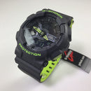 G shock Analog Digital Black & Green Belt Men's Watch For Man GA-110LN-8A )